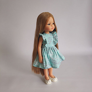 Платье для кукол Paola Reina, 32 см мятное с рюшиками Paola Reina HM-TL-103 #Tiptovara#
